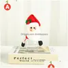 Christmas Decorations Plastic Candy Jar Theme Small Gift Bags Box Crafts Home Party Wholesale Jn07 Drop Delivery Garden Festive Suppl Dhnll