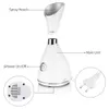 Ångare jonisk ångare Deep Cleaning Steamer Cleaner Face Sprayer Machine Blackhead Remover Vakuum Acne Nålar 230918