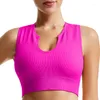 Yoga-outfit Dame sportbeha Vrouw Top Fitness Naadloos onzichtbaar zonder frame voor dames Gym sportkleding Sexy trainingspak