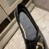 Damen-Slipper, Damen-Kleiderschuhe, Designer-Slip-on-Ballettschuh, klassisch, Schwarz, Weiß, mit Strasssteinen, Freizeitschuh, rutschfeste Gummisohle, Slides mit Staubbeuteln, Freizeitschuh