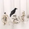 Objets décoratifs Figurines Elf Bar Bone Décoration de la maison Squelette Cadeau Accessoires de bureau Sculptures et pour intérieur Halloween Décor Artisanat Jardin 230919