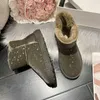 Premium Gevoel Van De Nieuwe Winter Snowboots Vrouwen Korte Hulp Mode Gewatteerde Verdikte Warme Antislip Katoenen Schoenen 1016023