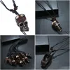 Pendant Necklaces Skl Head Retro Long Chain Fashion Jewelry Necklace For Women Men Halloween Gift Drop Delivery Pendants Dhbdc