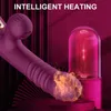 Sex Toy Massager Female Masturbator Multi Functional Telescopic Vibrating Rod Sucking Intelligent Heating Dildo Vibrators Toyss