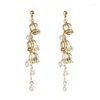 6 pair pearl stud earrings