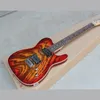 Fabrika CS Color Electric Guitar, Zebra-şeritli Rosewood Kıvrığı Guitarra