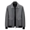 Couro masculino falso roupas masculinas primavera moda masculino legal bombardeiro jaquetas soltas motocicleta casaco macio outwear streetwear 230919