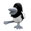 Poux en peluche halloween mignon dessin animé kawaii magpie corbeau en peluche en peluche enfoncée