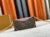 Женская сумка PALLS CLUTH, сумка-кошелек, сумка через плечо, кожаные сумки высокого качества, поясная цепочка, модные женские сумки-мессенджеры с клапаном M41638