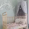 Filet de berceau moustiquaire avec étoile gratuite tente suspendue lit de bébé auvent rideau en Tulle pour chambre à coucher maison de jeu enfants décor de chambre d'enfants 230918