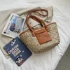 Axelväskor mode stor kapacitet rotting tot kvinnor designer wicker woven axel crossbody väska lyx sommar strand väska03stylishyslbags