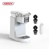 HiBREW – Machine à café filtre, cafetière pour capsules K-Cup, café moulu, théière, distributeur d'eau chaude, cafetière à service unique