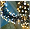 LEDストリングスパーティーフェアリー爆竹クリスマスLEDライト4M 300LED ORNAMENTAL FESSOON OUTDOOR INDOOR LIGHTING DECORATION HALLOWEEN新年HKD230919