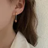 Boucles d'oreilles à clous en argent 925, trombone à aiguille, accessoires de mode créatifs, boucles d'oreilles à épingle, cadeau magnifique Eh2045