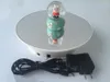 Titulares de lâmpada 30cm 5kg elétrico rotativo display stand espelho 360 graus turntable jóias titular bateria para pogal vídeo tiro adereços