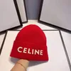 Casquettes de crâne 2023 Celns de luxe tricoté chapeau d'hiver chapeau de concepteur femmes bonnet chaud mode hommes pêcheur CEL chapeau AAA + joli