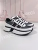 New Luxury Designer men's and women's canvas shoelaces black and white, blue, gray, and red retro casual shoes with thickened sole size 35-46jsml230501