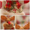 Decorações de Natal Feliz Ornamentos DIY Presente de Natal Papai Noel Boneco de Neve Árvore Pingente Boneca Pendurar Decoração para Casa Noel Natal Feliz Ano 230919