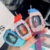 Richardmills Relógio Milles Womens assiste Richards New Contrast Color Moda Large Dial Shuiying Miller Candy Barrel Q0GJ