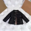 Designer Baby Down Jackets Dubbelsidig design Barn Vinterkläder Storlek 100-160 cm Vit Duck Feather Warm Outwear For Boys Girl Sep15