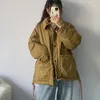 Płaszcze damskie okopy 2023 Zimowa kurtka zagęszcza kobiet z kapturem w lupgy kobiecy płaszcz luźne duże damskie damskie krótkie para