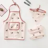 Bibbs Burp-dukar 3st Baby Kids Toddler Waterproof and Stain Resistant förkläde Bandana ärmar Art Smock Feeding Bib Accessories 6-36 månader 230919