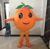 Performance Orange Mascot Costumes Carnival Hallowen Gifts unisex vuxna fancy spel outfit semester utomhus reklamdräkt kostym