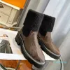 2023-Designer Boots Dames enkellaarzen De nieuwste Chelsea Martin lederen stretch pluche met stijlvolle slanke eenvoudige stijl klassieke alles-in-één