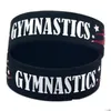 Charm Bracelets New Arrivals Gymnastics Sile For Women Men Letter Sports Wristband Bangle Fashion Jewelry Gift In Bk Drop Delivery Dhcti