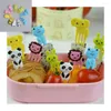 Fourchettes 8 pièces couleur bonbon pics à fruits enfants Bento décor cure-dents barre