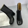 Klasyczne nowe kolory brokat anatomia kostka botki gęste pięcie okrągłe palce mody kostki unisex luksusowe buty designerskie buty mody dżinsowe buty fabryczne