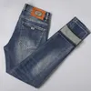 Männer Jeans Designer 2023 Herbst/Winter Dicke Elastische Slim Fit Kleine Gerade Hülse High-end Jugend Vielseitig Hosen NP19