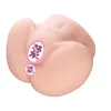 Sex Massager Solid Silicone Stor skinkan halvkropp Vuxen Dummy Female Reverse Mold Male Steamed Bun Double Hole Famous Device Masturbation Air