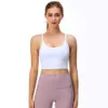 Lu Yoga Vrouwen Sportbeha Y Type Crop Tops Gym Fitness Effen Kleur Sexy Wear Top Borstpad Ondergoed Vrouw uitlijnen