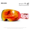 Óculos de esqui copozz magnético óculos de esqui 2s lente de mudança rápida profissional óculos de esqui masculino feminino anti-nevoeiro snowboard óculos de esqui 230919
