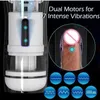 Volwassen Massager 2022 Automatische Telescopische Kunstkut Cup Vibrator Pijpbeurt Masturbatie Goederen voor Man Zuigen Machine