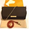 Torby sprzęgła na górze. M40718 Ulubiony MM PM Designer Sain Evening Crossbody Cross Cross Body Bag Torebka sprzęgło Mini pochette Accessoires torebka Hobo Neveroo Pełna