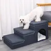 Abbigliamento per cani Scale multifunzionali Gradini di stoccaggio Divano letto superiore Cucciolo Arrampicata per nascondere animali domestici