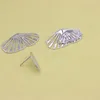 Kolczyki stadninowe Zfsilver 925 Sterling Silver for Women Trendy Exbleggented Puste Butterfly Temperament Akcesoria ślubne