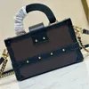 lvse bag Lvity Braided Bag Chain Box topquality Bag Mini New Handle Hard Trunk Box Bag Handbag Women Fashion Tote Bag Designer Bag Cosmetic Case