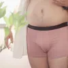 Unterhosen Herren Boxershorts Atmungsaktive U-förmige Slips Chubby Bear Große Größe Plus Shorts Unterwäsche Einfarbig