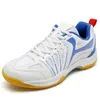 Sapatos de badminton casal esportes competição profissional sapatos de treinamento antiderrapante respirável tênis de mesa tênis de mesa 092123