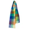 designers autumn Women's winter new brand cashmere scarf rainbow grid shawls scarf for men and women