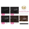 KLIP IN/On Hair Extensions 7a prosto w ludzkim peruwiańskim 10pcs/zestaw 200G dla produktów dostarczania czarnego kropli DHBN5