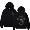 Herenhoodies Anime X Neferpitou Print Hoodie Mannelijke Fleece Katoen Heren Manga Oversized Sweatshirts Kleding