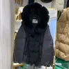 Fausse fourrure pour femmes 2023 nouveau hiver femmes naturel réel col épais chaud manteau à capuche canard vers le bas veste de luxe vêtements d'extérieur femme en vrac 230918