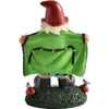 Decorative Objects Figurines 1PCS Christmas Resin Funny Gnome Statue Waterproof Outdoor Sculpture Crafts Ornaments Porch Garden Courtyard Decoration 230919