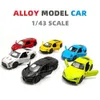 Diecast Model 1 43 Alloy Die Cast Toy Car with Open the Door Childrens Collectibles Birthday Gift 230918