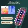 Hair Brushes EMS Electric Massage Comb RF Hair Care Comb LED Light Therapy Scalp Health Care Head Neck Massager Hair Growth Anti Hair Loss 230918