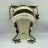 BeanieSkull Caps Cute Y2K-style Cat Ear Hat Little Devil Knitted Hat Slouchy Beanies for Women 230919
